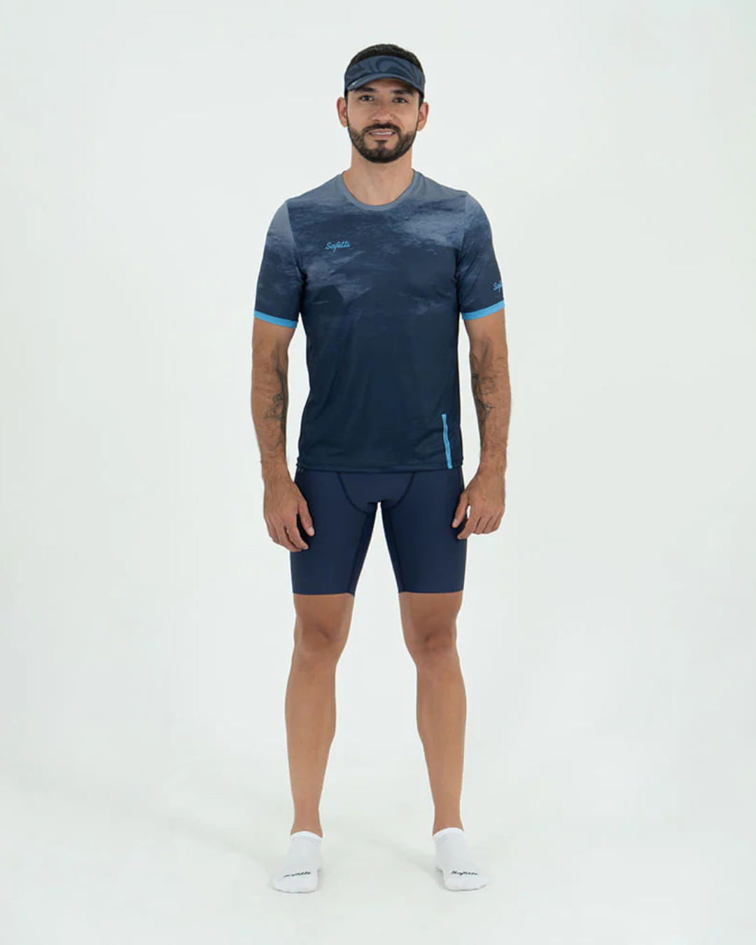 CAMISETA RUNNING SAFETTI MARINHO HOMBRE
