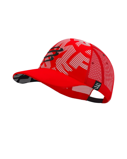 GORRA COMPRESSPORT TRUCKER ROJO/BLANCO UNISEX