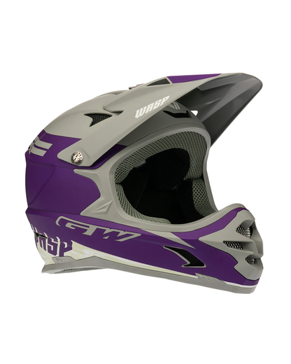 CASCO GW BMX WASP MORADO GRIS DARK- UNISEX