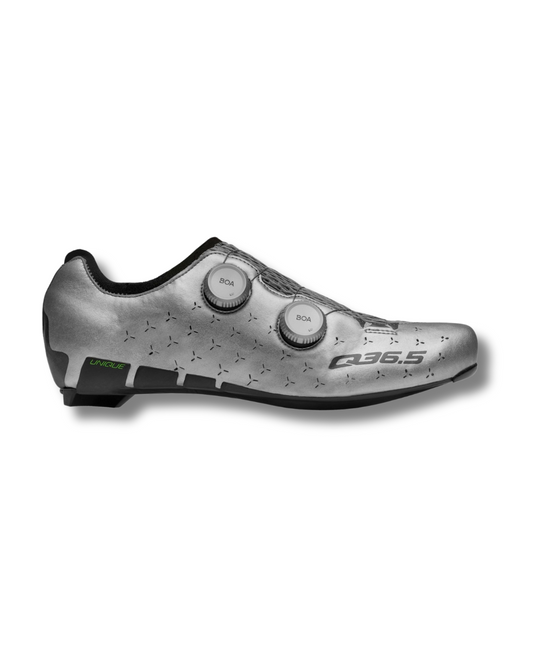 ZAPATILLAS RUTA UNIQUE Q36.5 PLATA