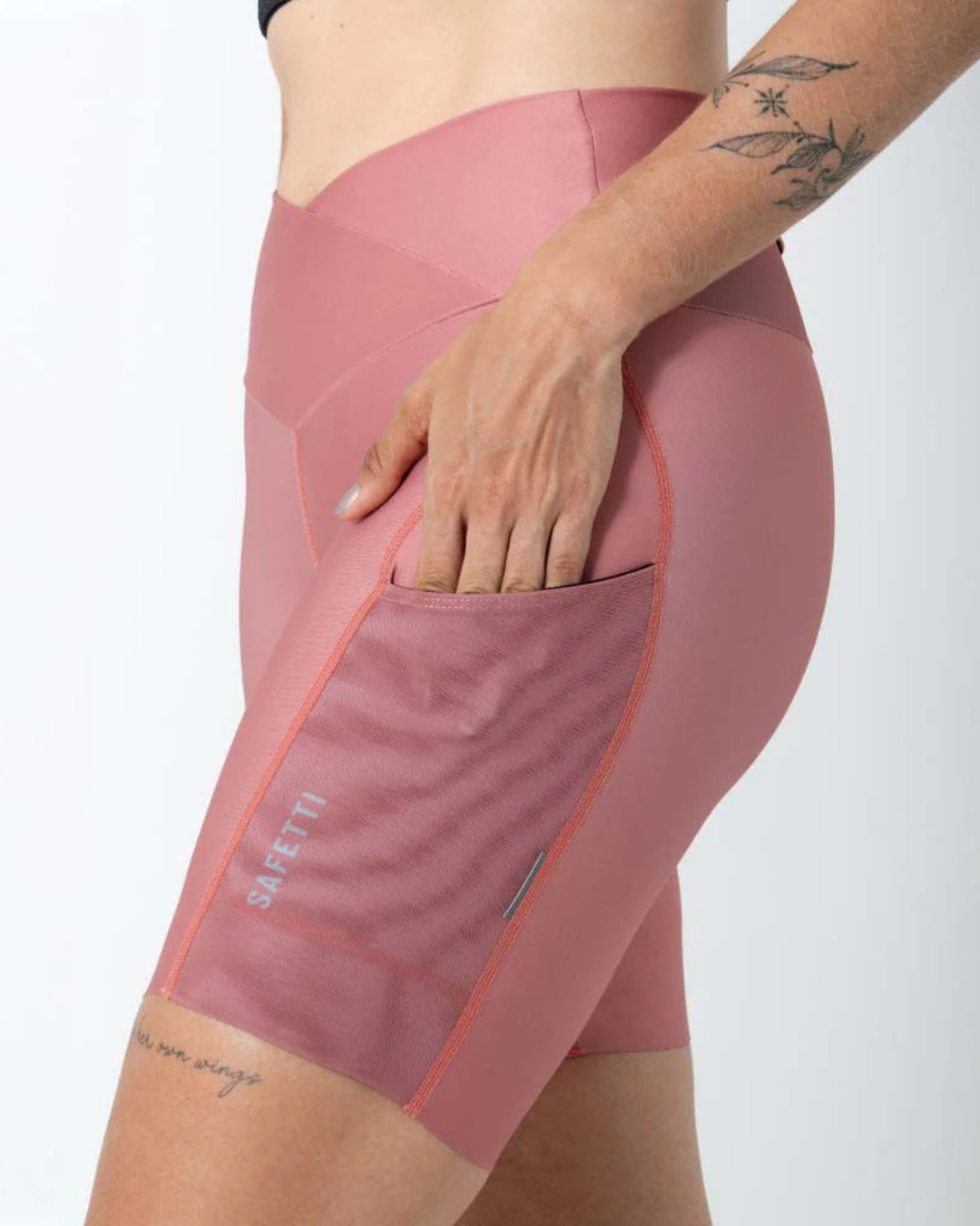 LICRA RUNNING TITÁN SAFETTI ROSA PONCHE DAMA