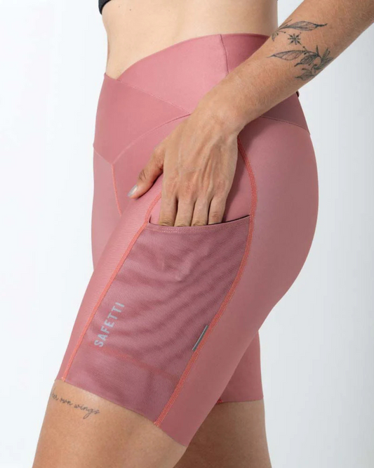 LICRA RUNNING TITÁN SAFETTI ROSA PONCHE DAMA