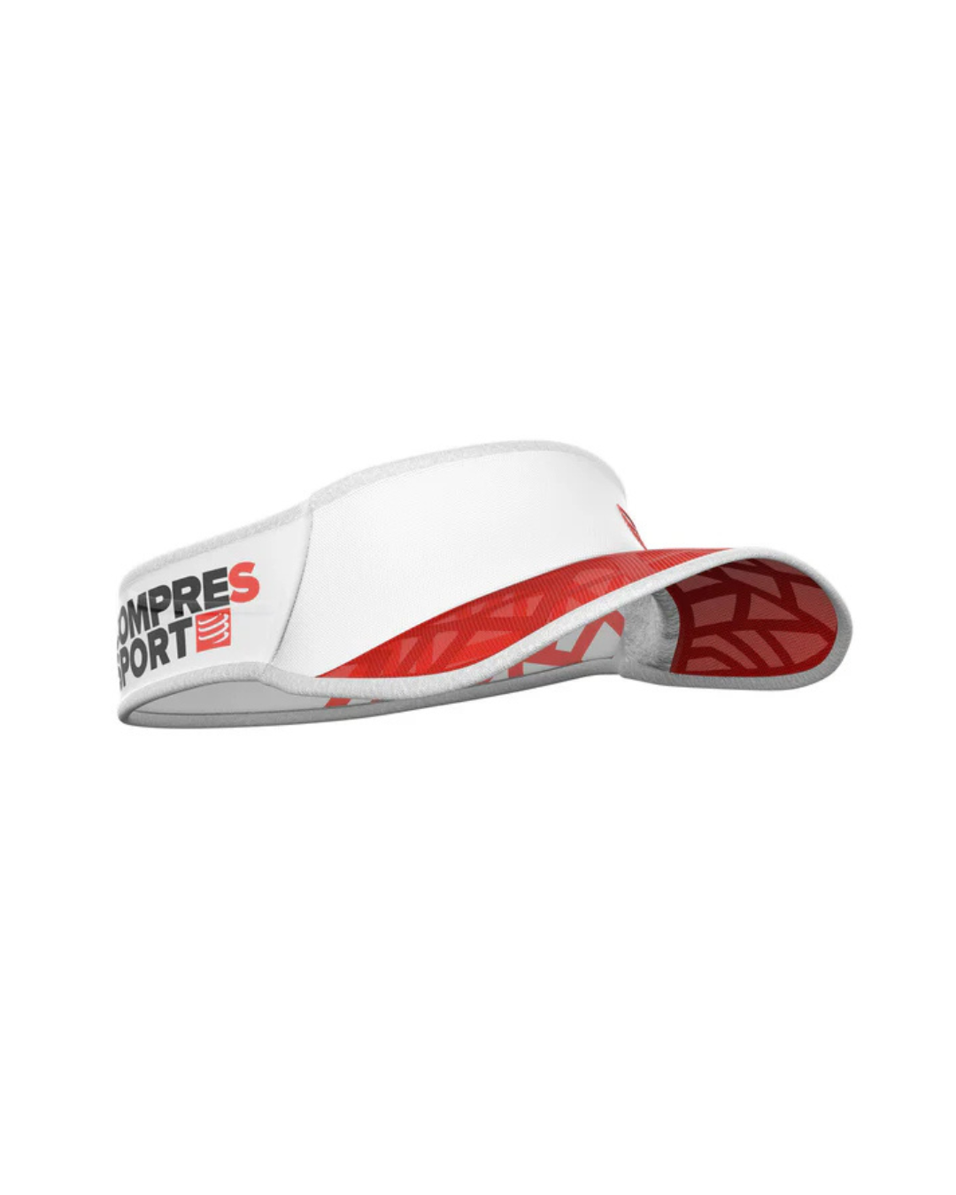 VISERA COMPRESSPORT SPIDERWEB ULTRALIGHT BLANCO/ROJO UNISEX