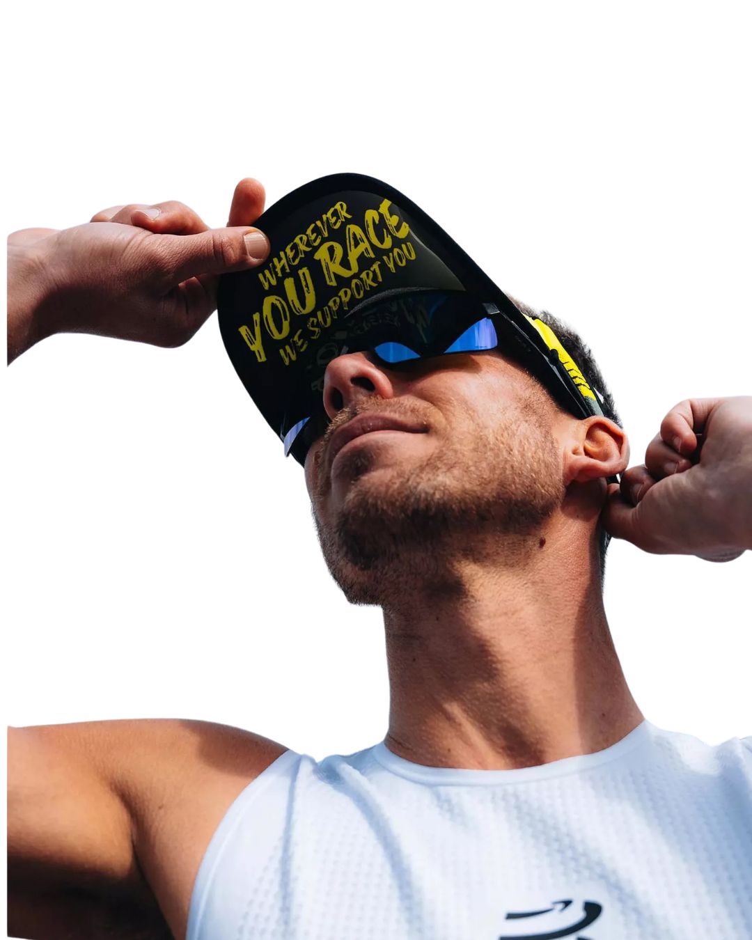 VISERA COMPRESSPORT ULTRALIGHT AMARILLO NEON/NEGRO UNISEX