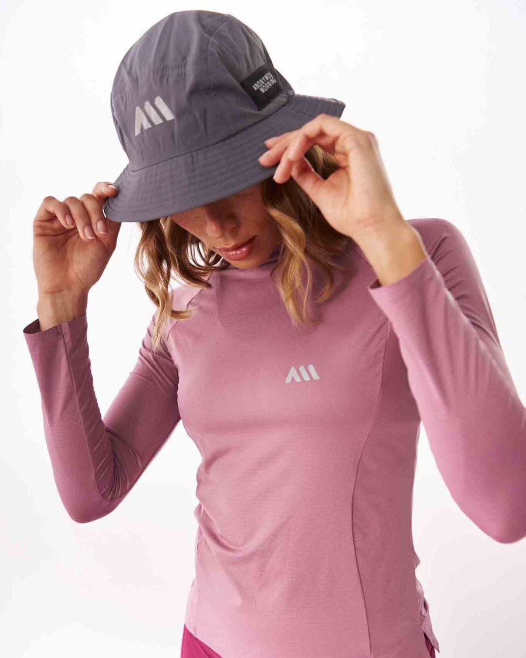 CAMISETA RUNNING ANONYMOUS PERFORMANCE LONG TEE LILA DAMA