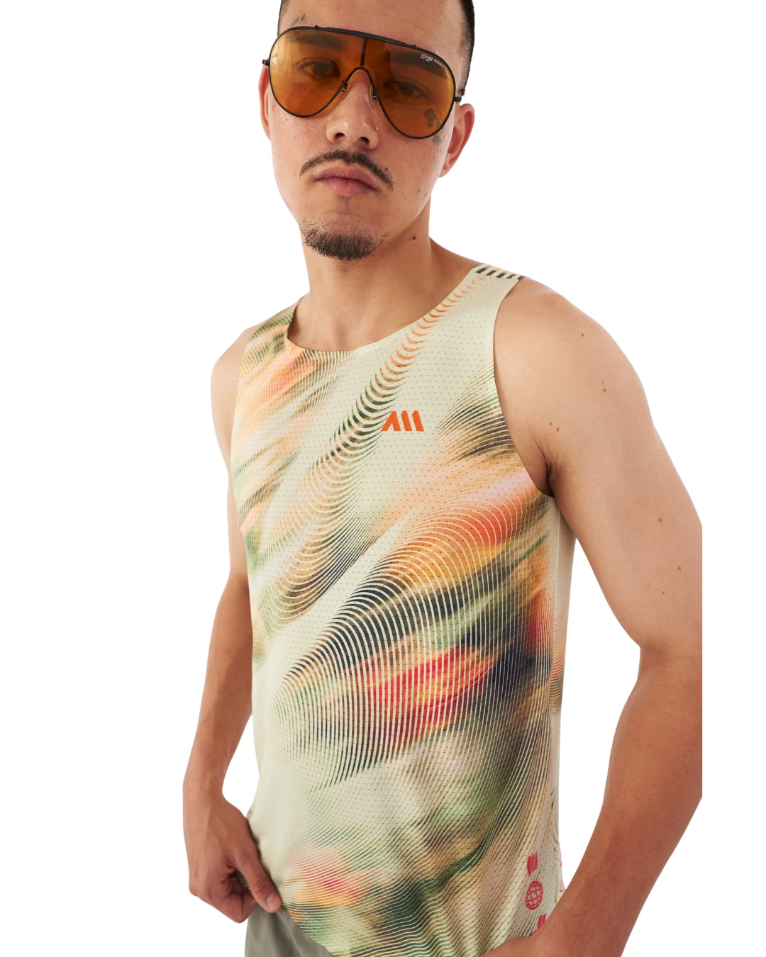 CAMISETA RUNNING ANONYMOUS SPEED VEST FLORA MANGA SISA HOMBRE