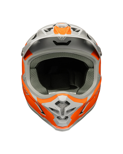 CASCO GW BMX KIDS WASP NARANJA LUST - GRIS DARK UNISEX