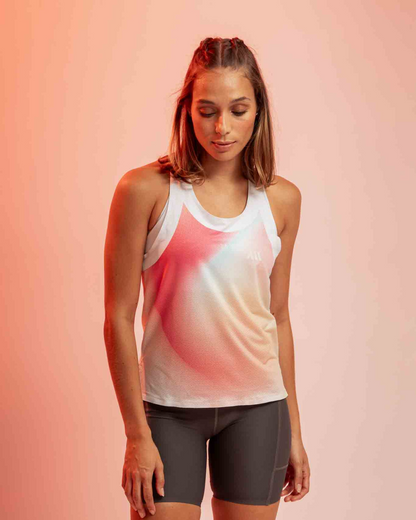 CAMISETA RUNNING ANONYMOUS MANGA SISA SPEED VEST DAMA