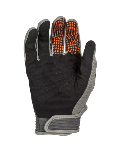 GUANTES BMX KIDS FLY RACING F-16 GRIS / NARANJA UNISEX