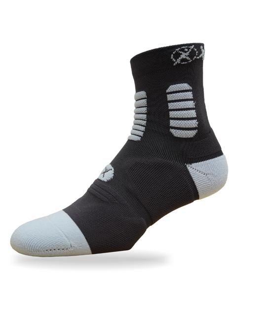 MEDIAS XPEDITION MARATÓN 6”BOT NEGRO/GRIS UNISEX