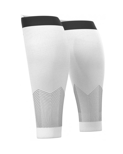 PANTORILLERAS COMPRESSPORT R2V2 / BLANCO UNISEX