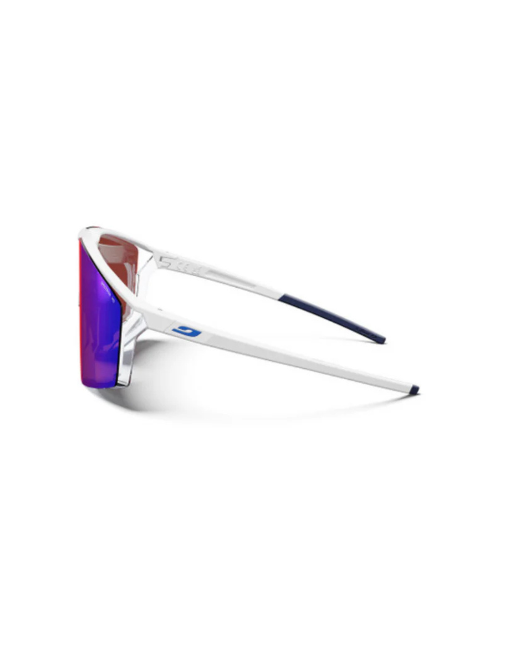GAFAS JULBO EDGE GROUPAMA-FDJ BLANCO AZUL CON LENTE ESPEJADA SPECTRON HD 3 AZUL