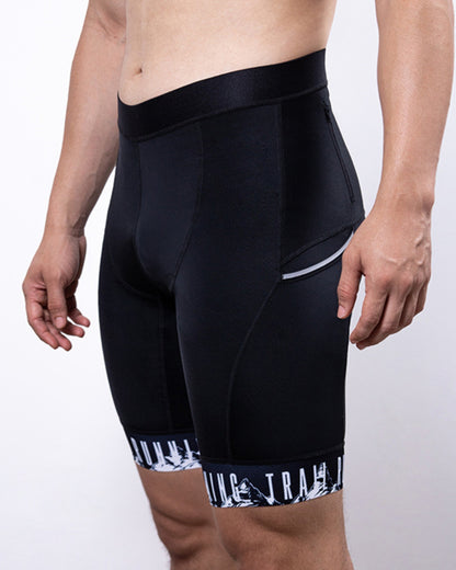 LICRA RUNNING SALMÓN PLUS NEGRA HOMBRE