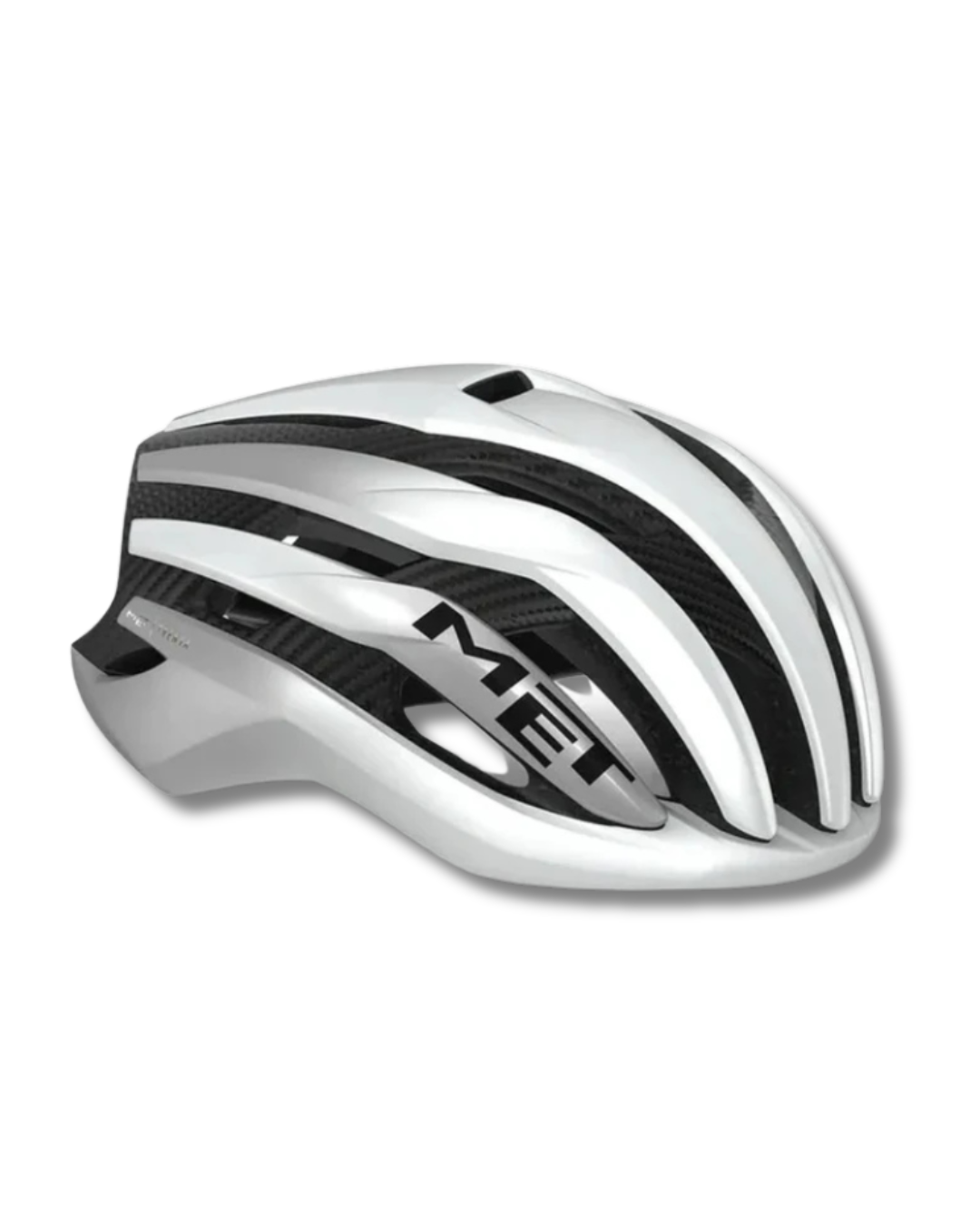 CASCO RUTA MET TRENTA 3K CARBON MIPS BLANCO SILVER