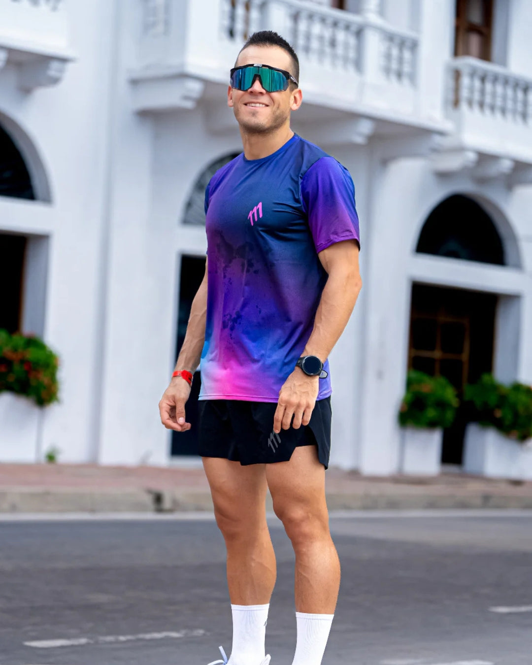 PANTALONETA RUNNING 111 ELITE NEGRA HOMBRE