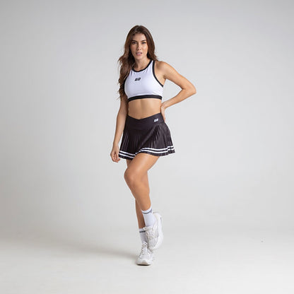 FALDA SHORT RUNNING/PADEL GO ACTIVE NEGRA DAMA