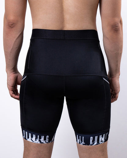 LICRA RUNNING SALMÓN PLUS NEGRA HOMBRE