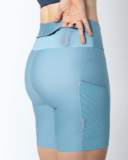LICRA RUNNING TITÁN SAFETTI AZUL POLVO DAMA