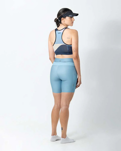 LICRA RUNNING TITÁN SAFETTI AZUL POLVO DAMA