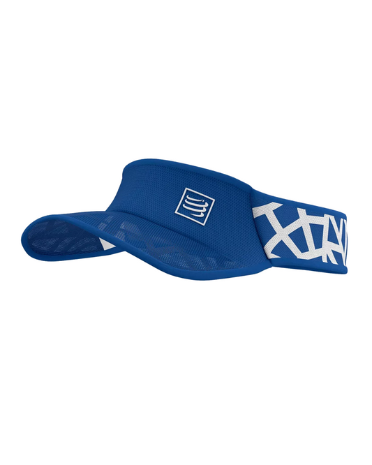 VISERA COMPRESSPORT SPIDERWEB ULTRALIGHT AZUL/BLANCO UNISEX