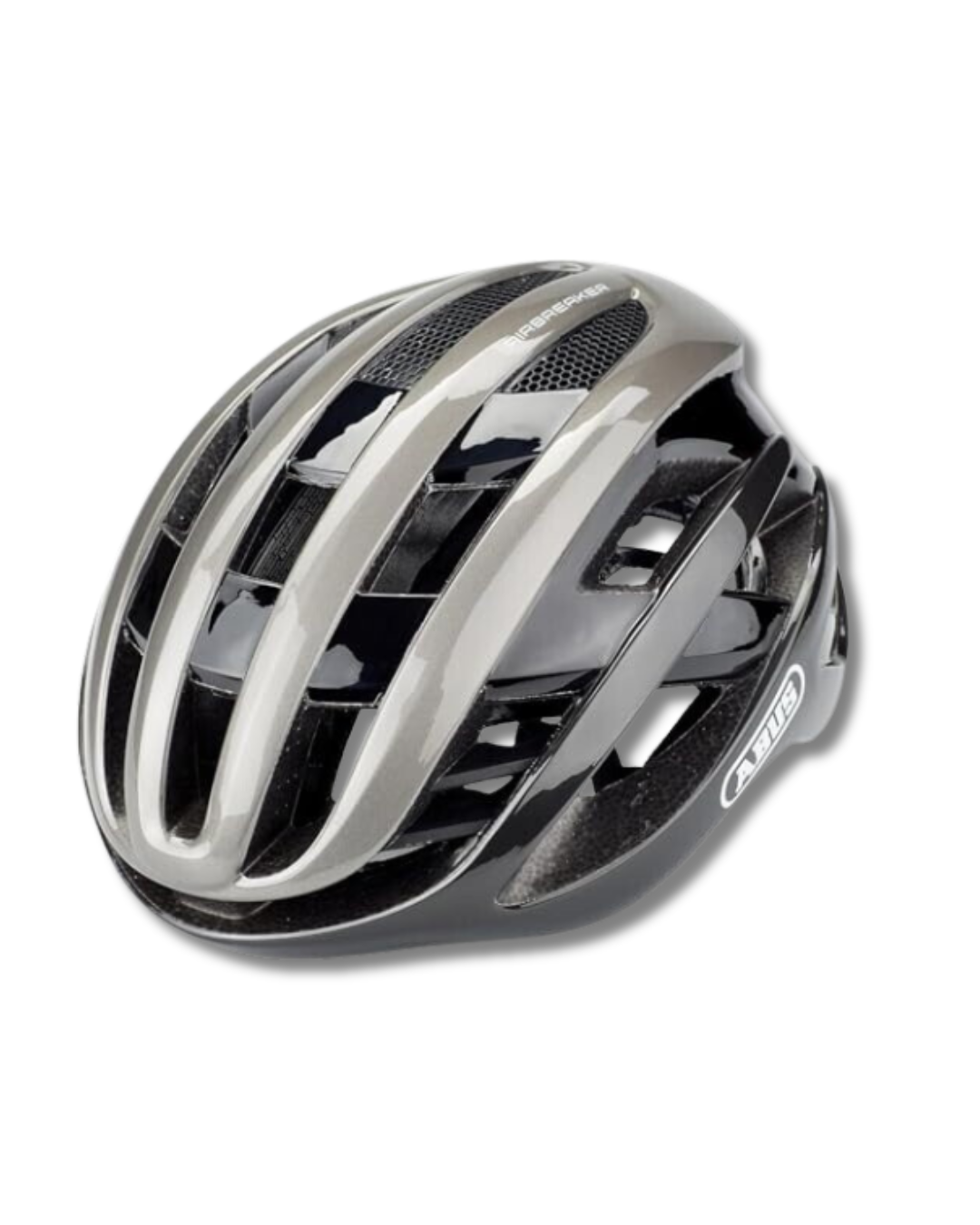 CASCO RUTA ABUS AIRBREAKER NEGRO/ GRIS