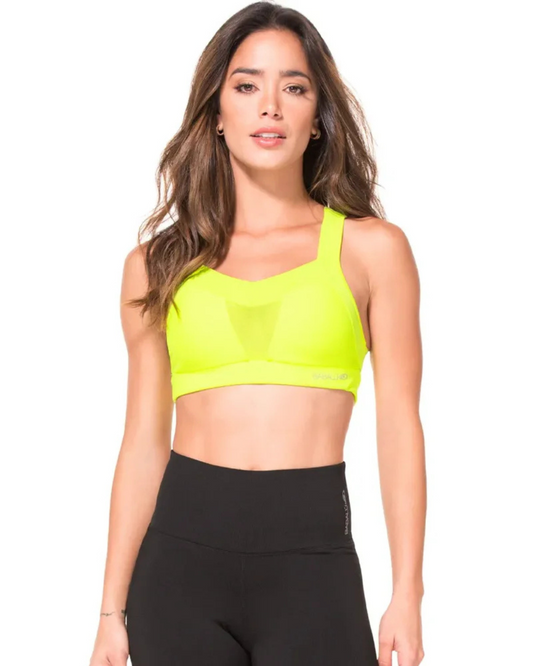 TOP RUNNING BABALÚ SUPLEX AMARILLO NEON DAMA
