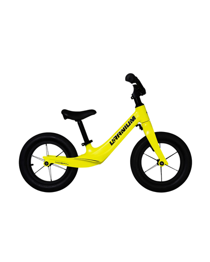 BICICLETA NIÑOS URANIUM  BALANCE AMARILLO NEON
