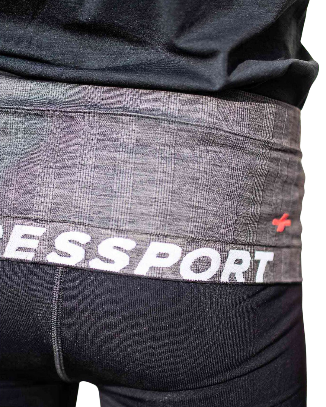 CINTURÓN COMPRESSPORT FREE NEGRO/GRIS