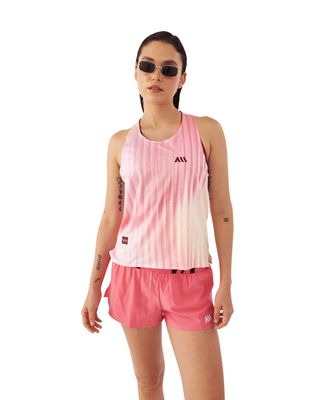 CAMISETA RUNNING ANONYMOUS SPEED VEST BLOOM MANGA SISA DAMA