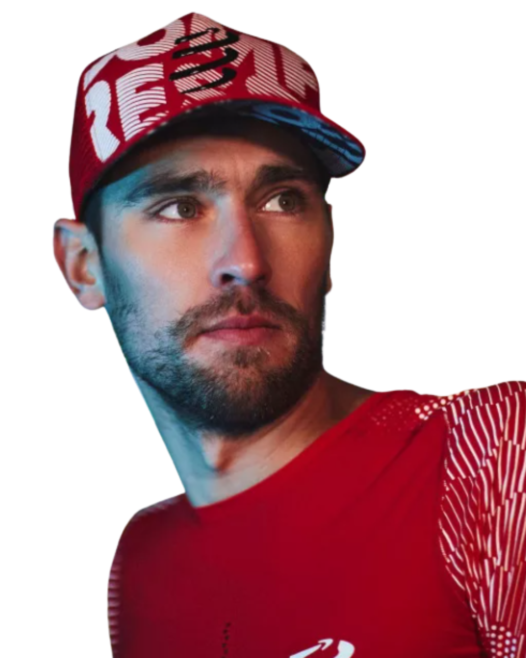 GORRA COMPRESSPORT TRUCKER ROJO/BLANCO UNISEX
