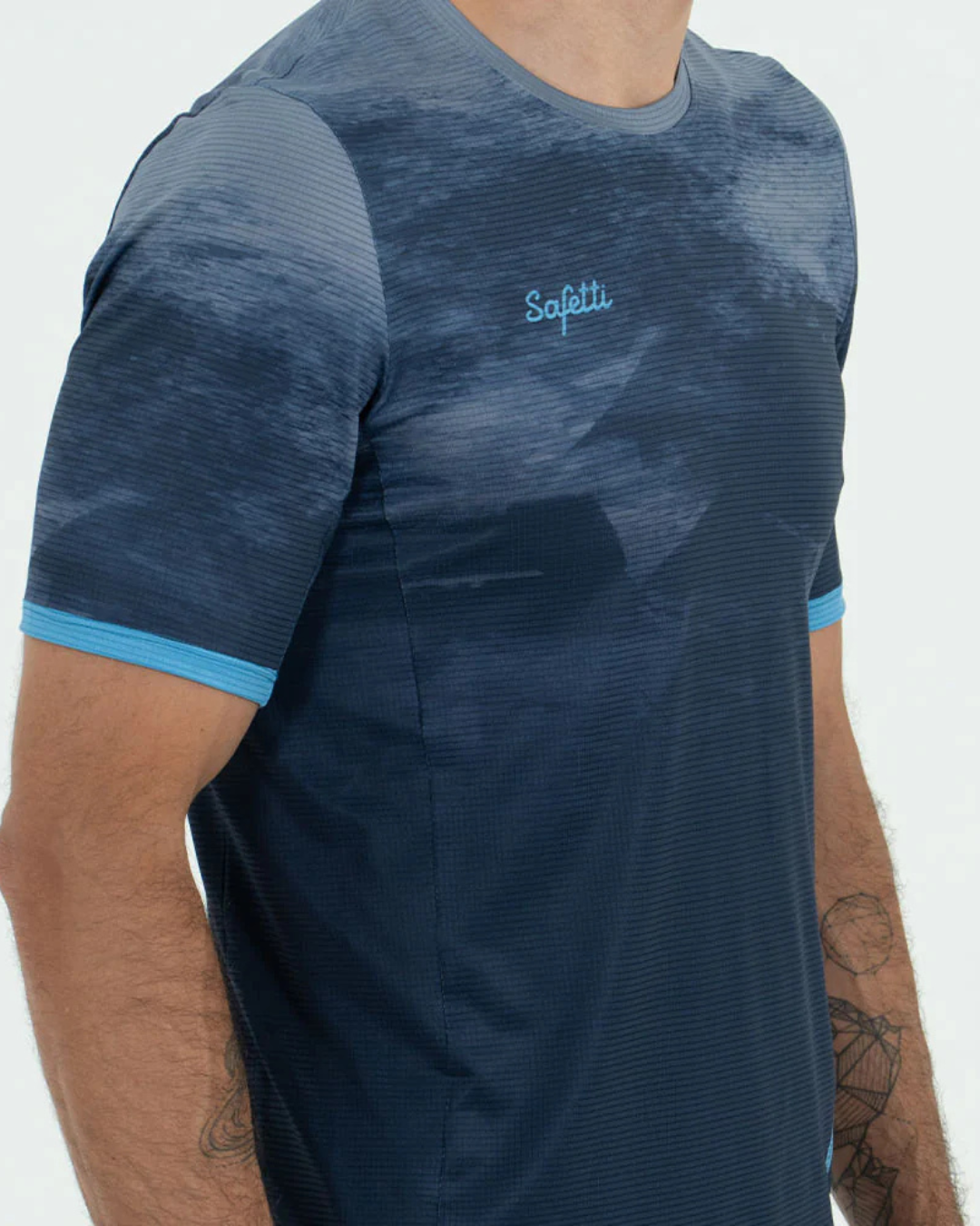 CAMISETA RUNNING SAFETTI MARINHO HOMBRE