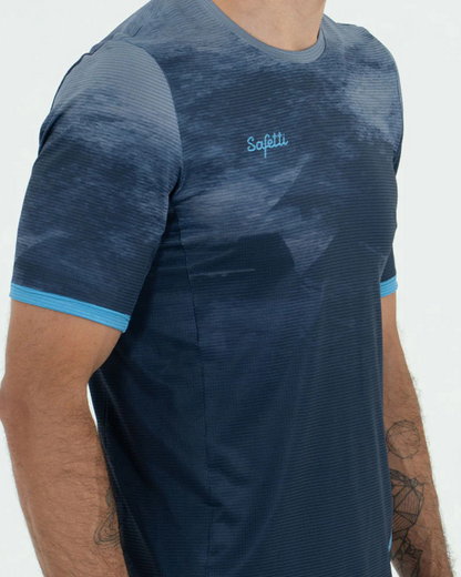 CAMISETA RUNNING SAFETTI MARINHO HOMBRE