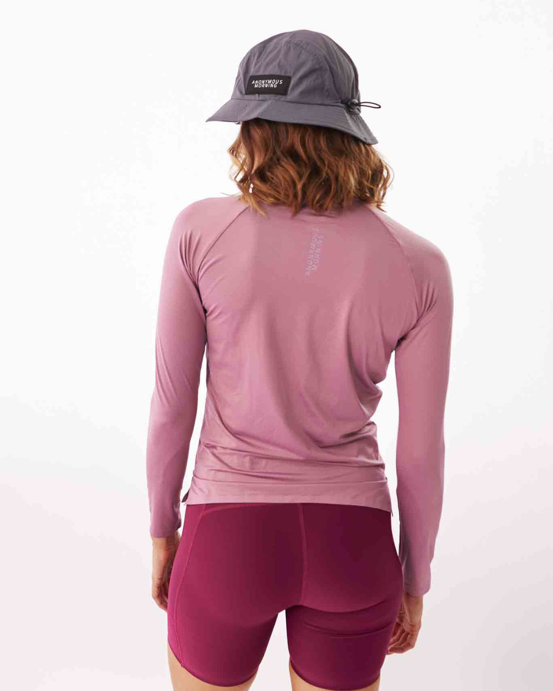CAMISETA RUNNING ANONYMOUS PERFORMANCE LONG TEE LILA DAMA