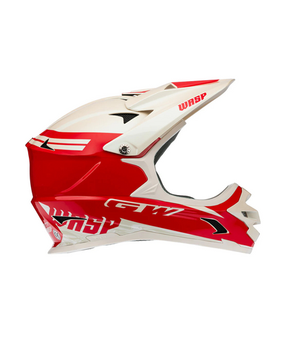 CASCO GW BMX KIDS WASP ROJO BRILLANTE -BLANCO UNISEX