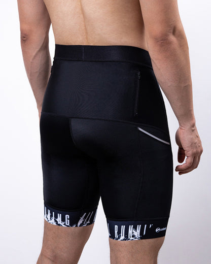 LICRA RUNNING SALMÓN PLUS NEGRA HOMBRE