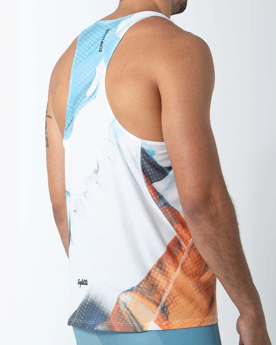 CAMISETA RUNNING SAFETTI COOLMOTION MONTAGNA MANGA SISA HOMBRE