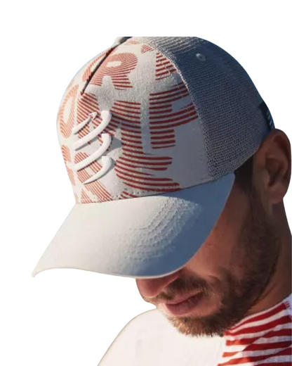 GORRA COMPRESSPORT TRUCKER GRIS/NARANJA UNISEX