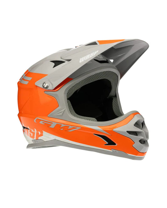 CASCO GW BMX KIDS WASP NARANJA LUST - GRIS DARK UNISEX
