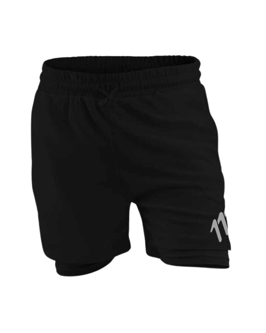 PANTALONETA RUNNING 111 NEGRA HOMBRE