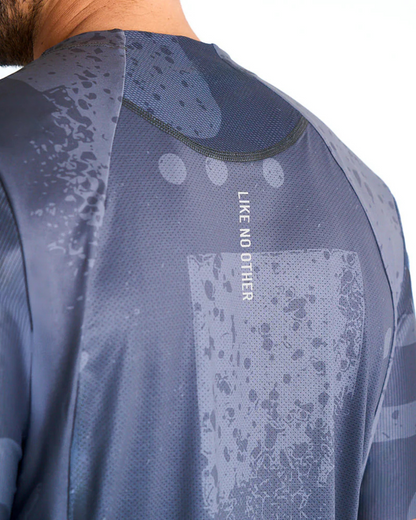 CAMISETA RUNNING/PÁDEL SAFETTI BLUEBERRY COLOMBIA HOMBRE