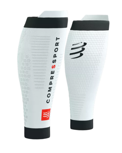 PANTORILLERAS COMPRESSPORT R2 3.0 BLANCO / NEGRO UNISEX