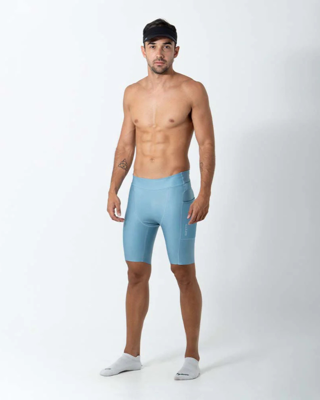 LICRA RUNNING SAFETTI TITÁN 2.0 AZUL POLVO HOMBRE