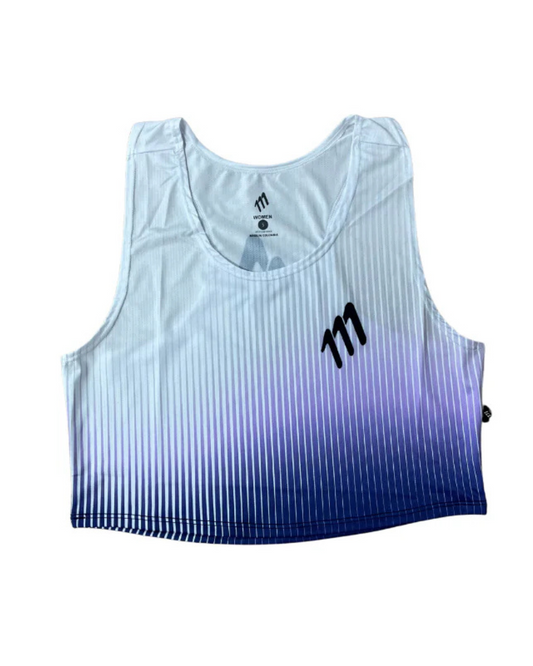 CROP TOP RUNNING 111 ARÁNDANO DAMA