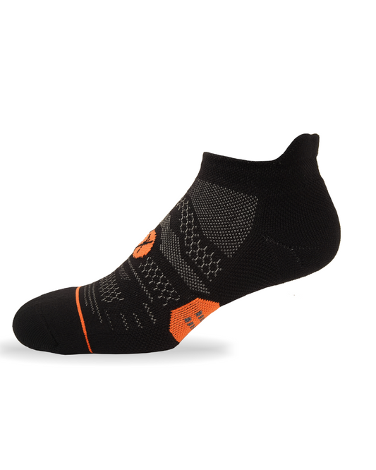 MEDIAS XPEDITION TALONERA I MARATON NEGRA – NARANJA UNISEX