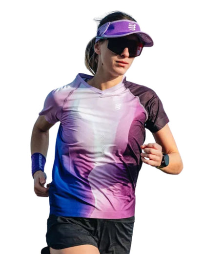 VISERA COMPRESSPORT ULTRALIGHT LILA/BLANCO UNISEX