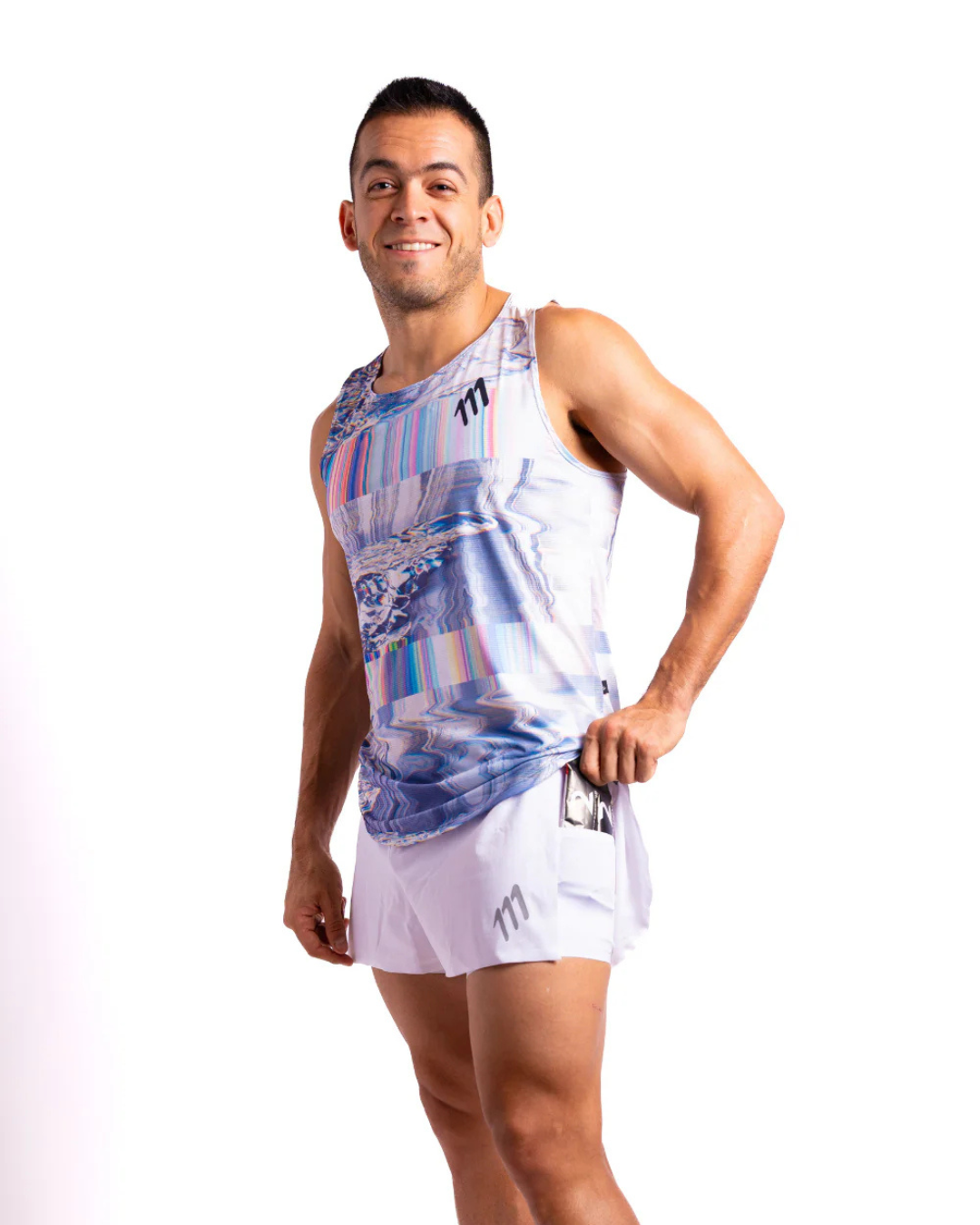 CAMISETA RUNNING 111 TANK RACER MILLENIUM MANGA SISA HOMBRE