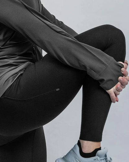 PANTALON RUNNING SUAREZ TIGHT BLACK HOMBRE