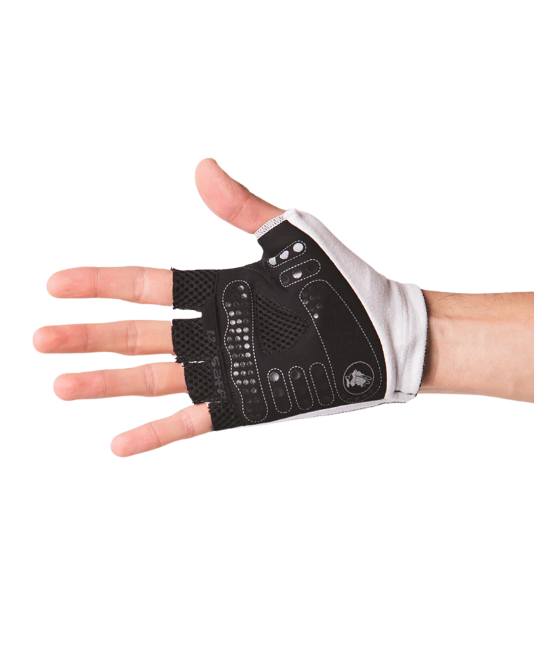 GUANTES CICLISMO SAFETTI ESSENZIALES DEDO CORTO BLANCO UNISEX