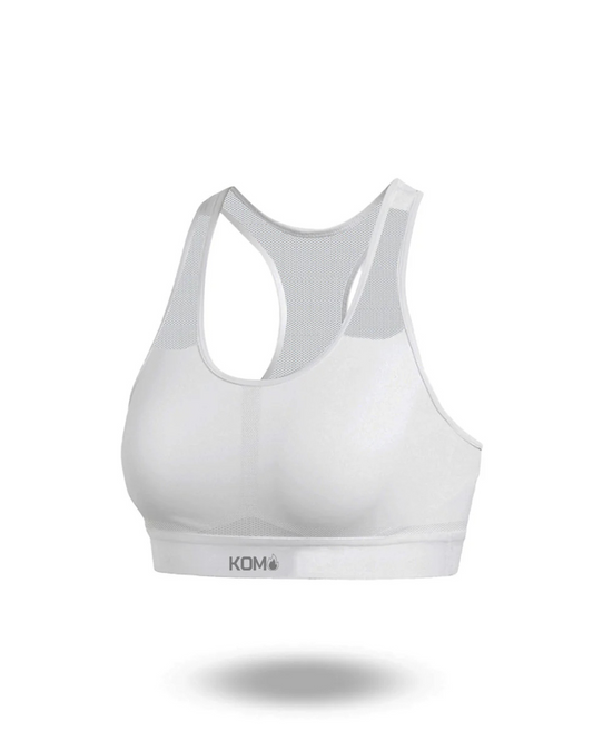 TOP KOM EN MICROFIBRA BLANCO DAMA