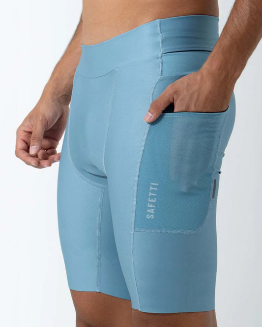LICRA RUNNING SAFETTI TITÁN 2.0 AZUL POLVO HOMBRE